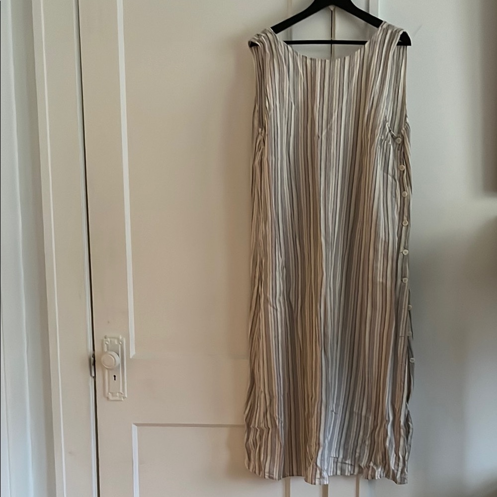 Deadstock Linen Sleeveless Dress